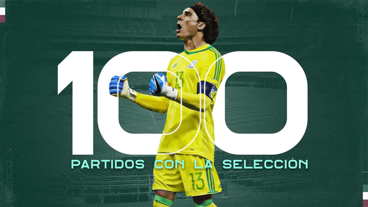 Guillermo Ochoa celebra 100 partidos con el Tri