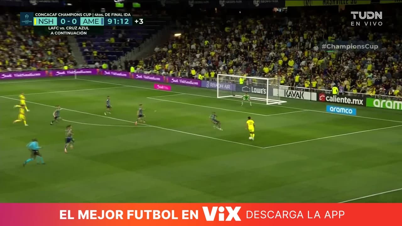¡Se salva el América! La contra del Nashville termina en la tribuna
