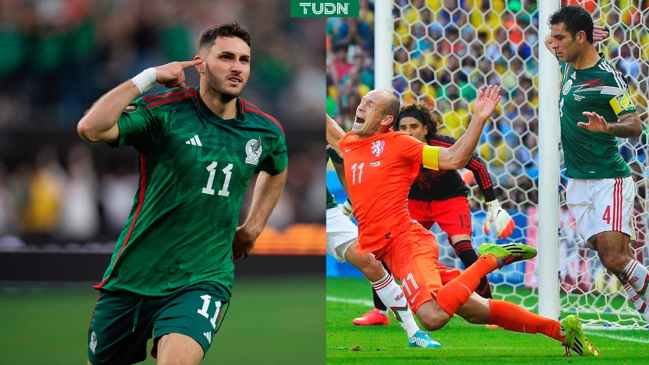 Santiago Giménez asegura que "sí era penal" el de Robben ante México