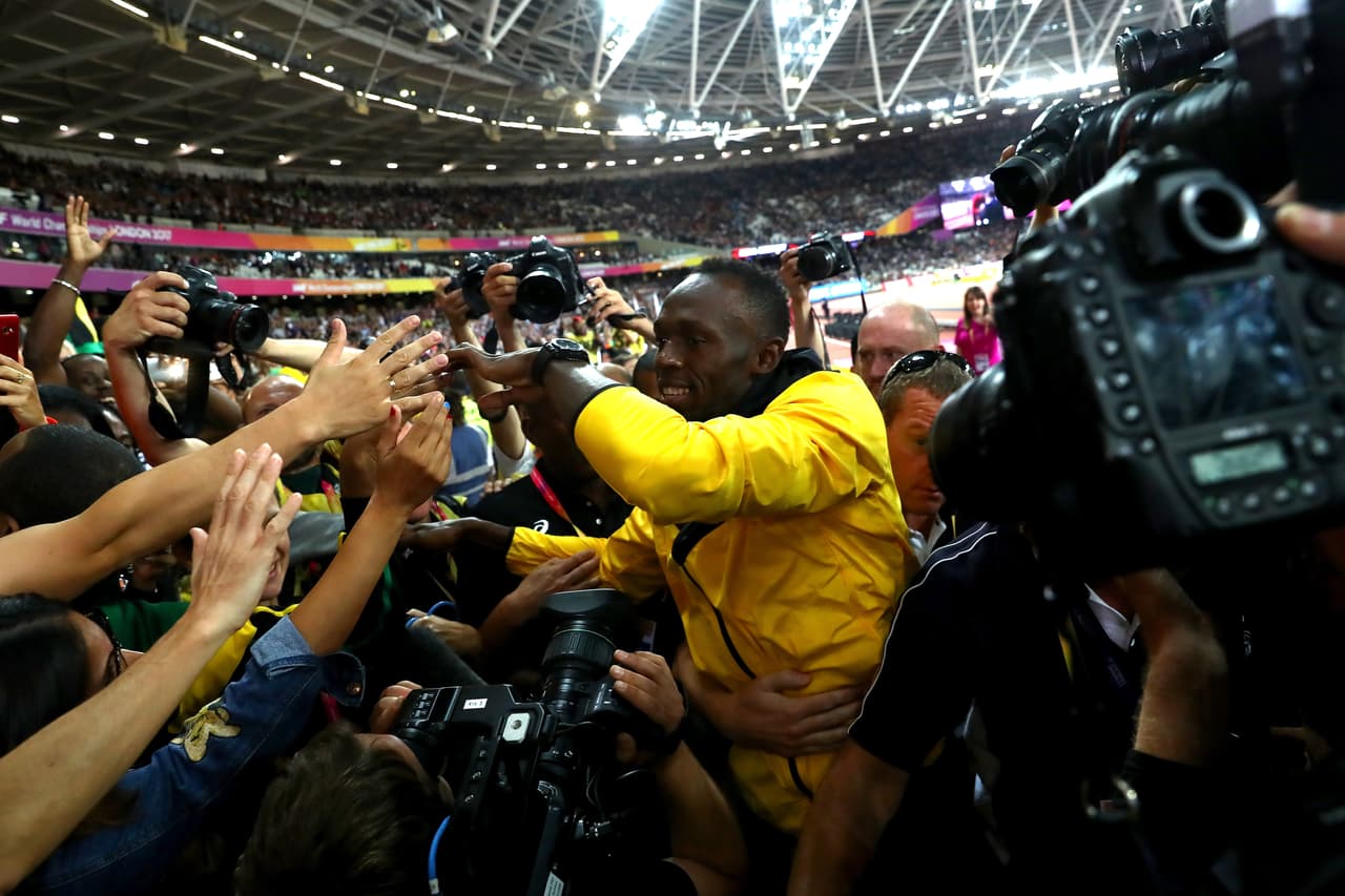 Así se despedía una leyenda del atletismo de la carrera profesional.
