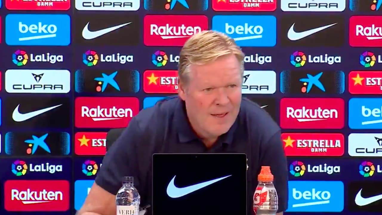 Koeman sobre agresiones: "Es un problema social, no hay solución"