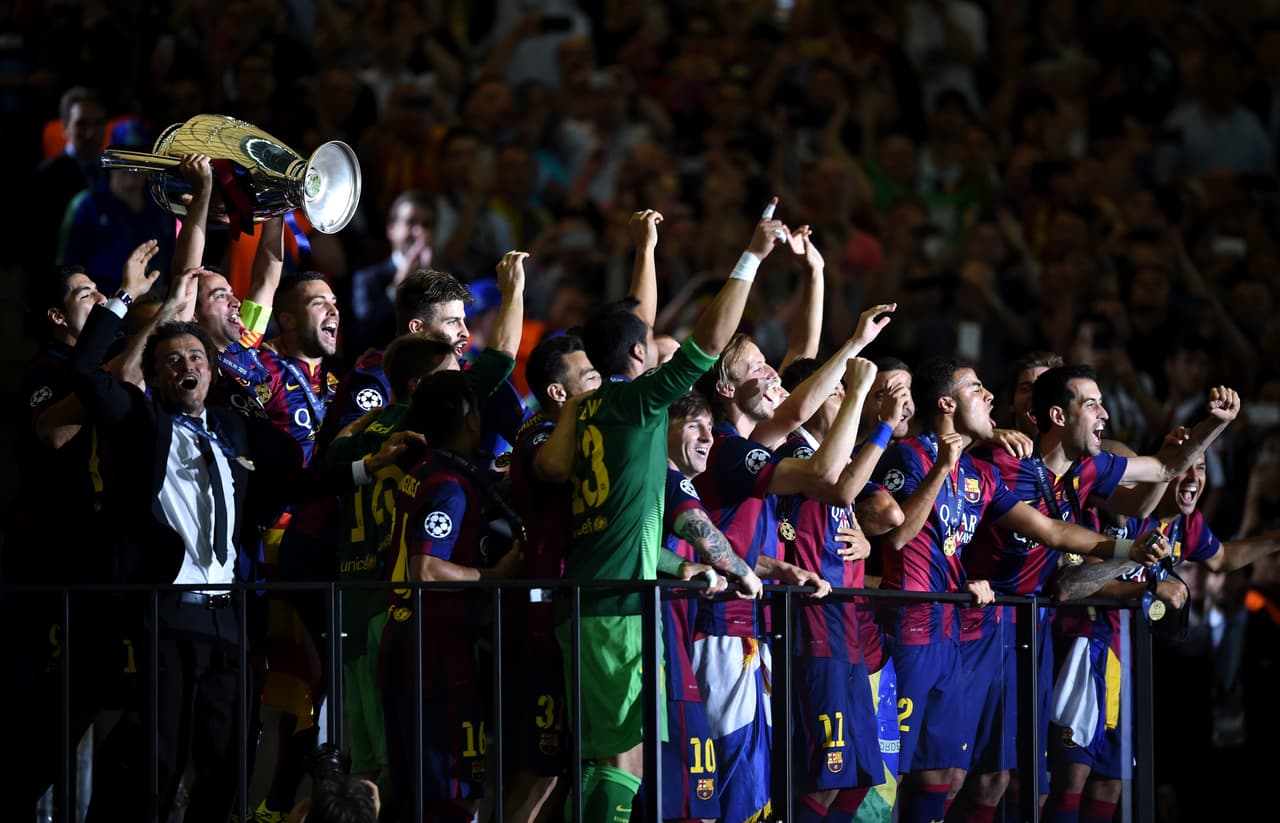 Bajo el mando de Luis Enrique, que renunció al finalizar esa temporada, Barcelona repitió triplete en 2015 al vencer a Juventus en la Final de la Champions y ser dominante en Copa y Liga.