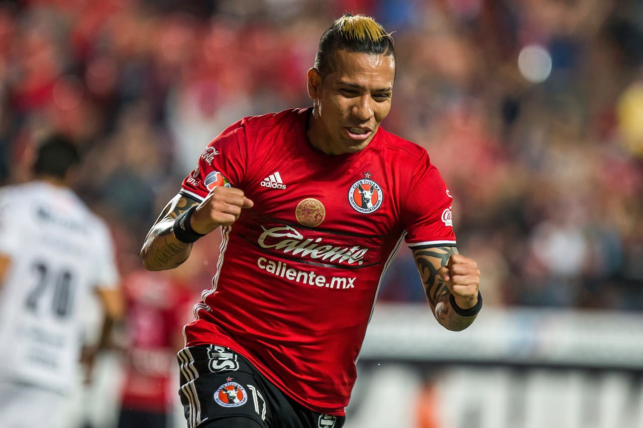El colombiano Dayro Moreno lleva 10 goles con Tijuana, el actual líder de la Liga MX.
