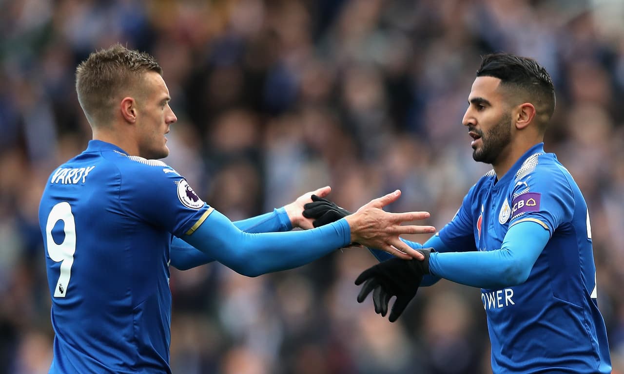 19: Leicestser City completa 18 goles entre Jamie Vardy (7), Shinji Okazaki (6 y Riyad Mahrez (5) en la Premier League.