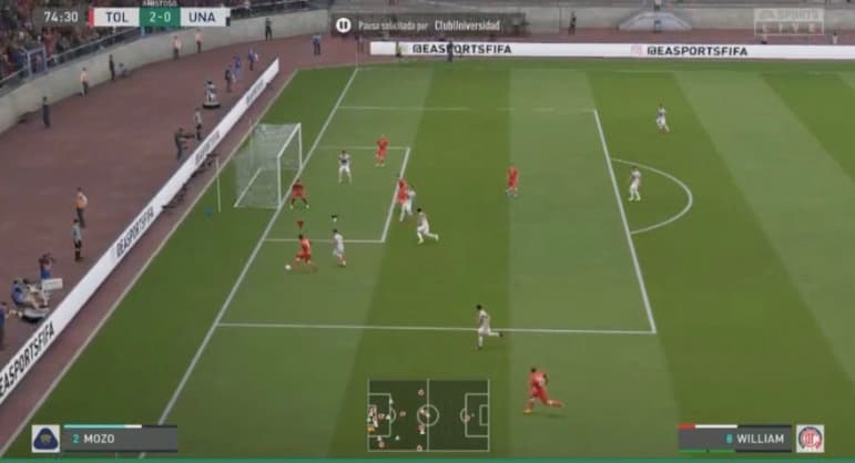 Diego Rosales demostró un gran nivel de juego al mando de los Diablos y goleó a los Pumas del defensa Luis Quintana.