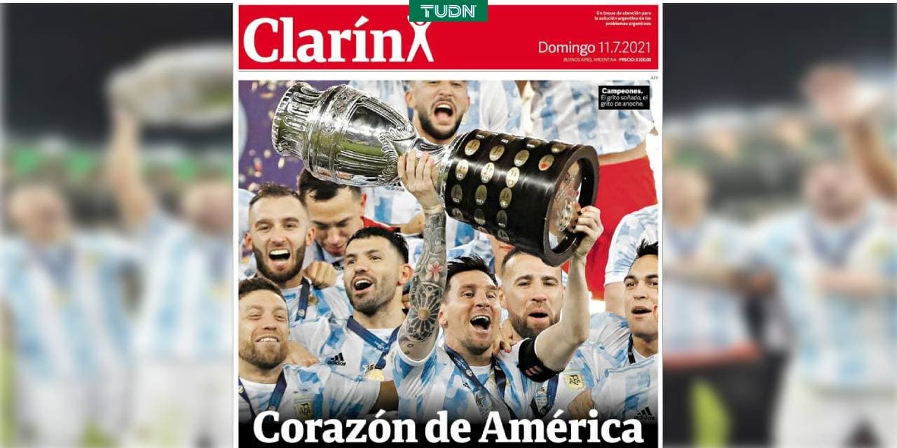 Maracanazo y Messi en las portadas de la prensa argentina