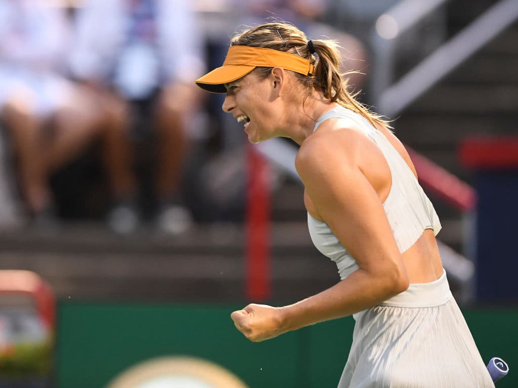 Poco importa que incluso Sharapova ya haya ganado un torneo desde su regreso a las canchas el 9 de octubre de 2017 en el Tianjin Open en China, en pista dura.