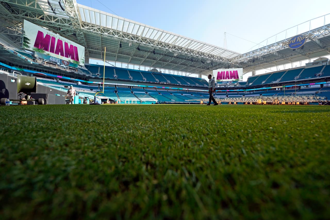 El Hard Rock Stadium listo para conocer al nuevo campeón de la NFL