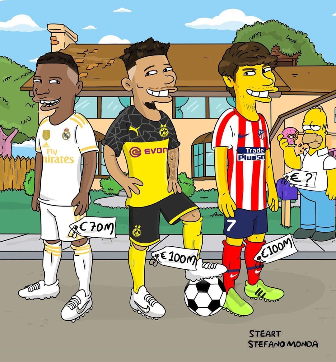 Las nuevas estrellas del futuro, cracks del presente, Vinicius, Jadon Sancho y Joao Félix.