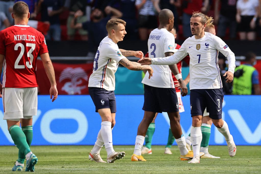 Antoine Griezmann tiene que aparecer para que Francia no sufra su primer tropiezo del torneo frente a Hungría y se conforman con el empate 1-1.
