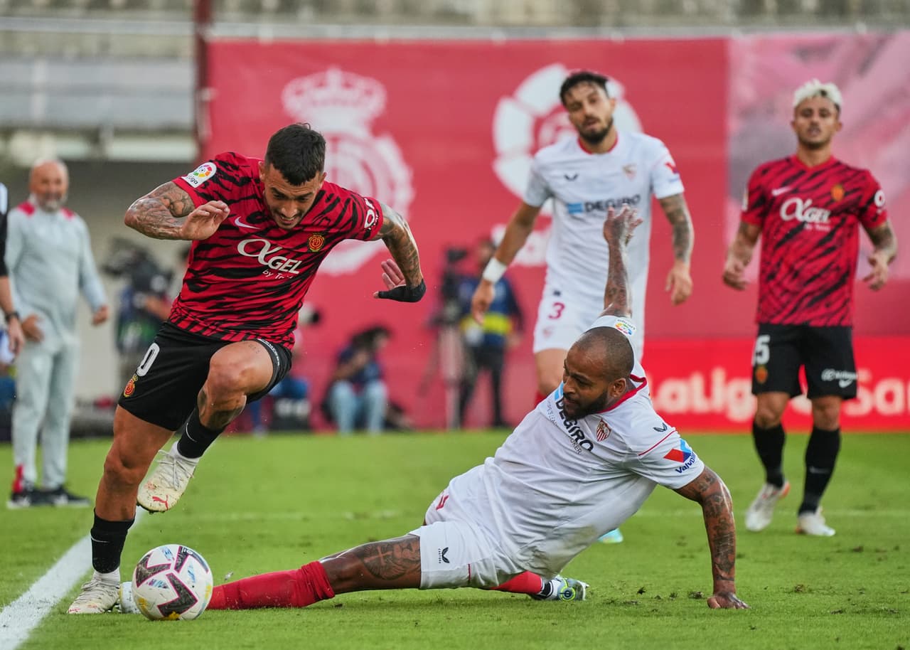 Sevilla derrotó 0-1 al Mallorca de Javier Aguirre con gol de Nemanja Gudelj en la Jornada 9 de LaLiga.