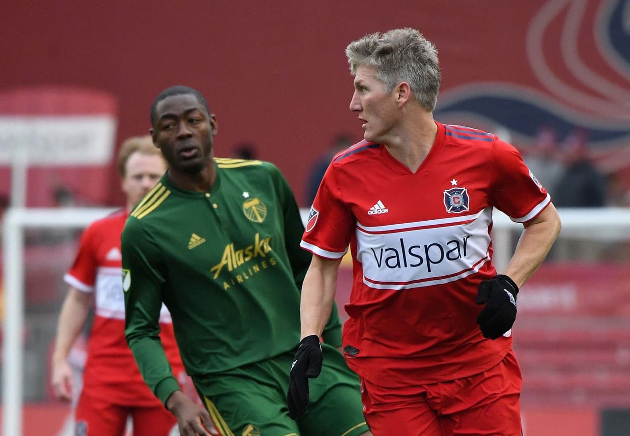 Chicago Fire no termina de conformar, pero Bastian Schweinsteiger demuestra que está en un buen nivel. El alemán entregó dos asistencias en el empate 2-2 ante Portland Timbers. (USA Today Images)