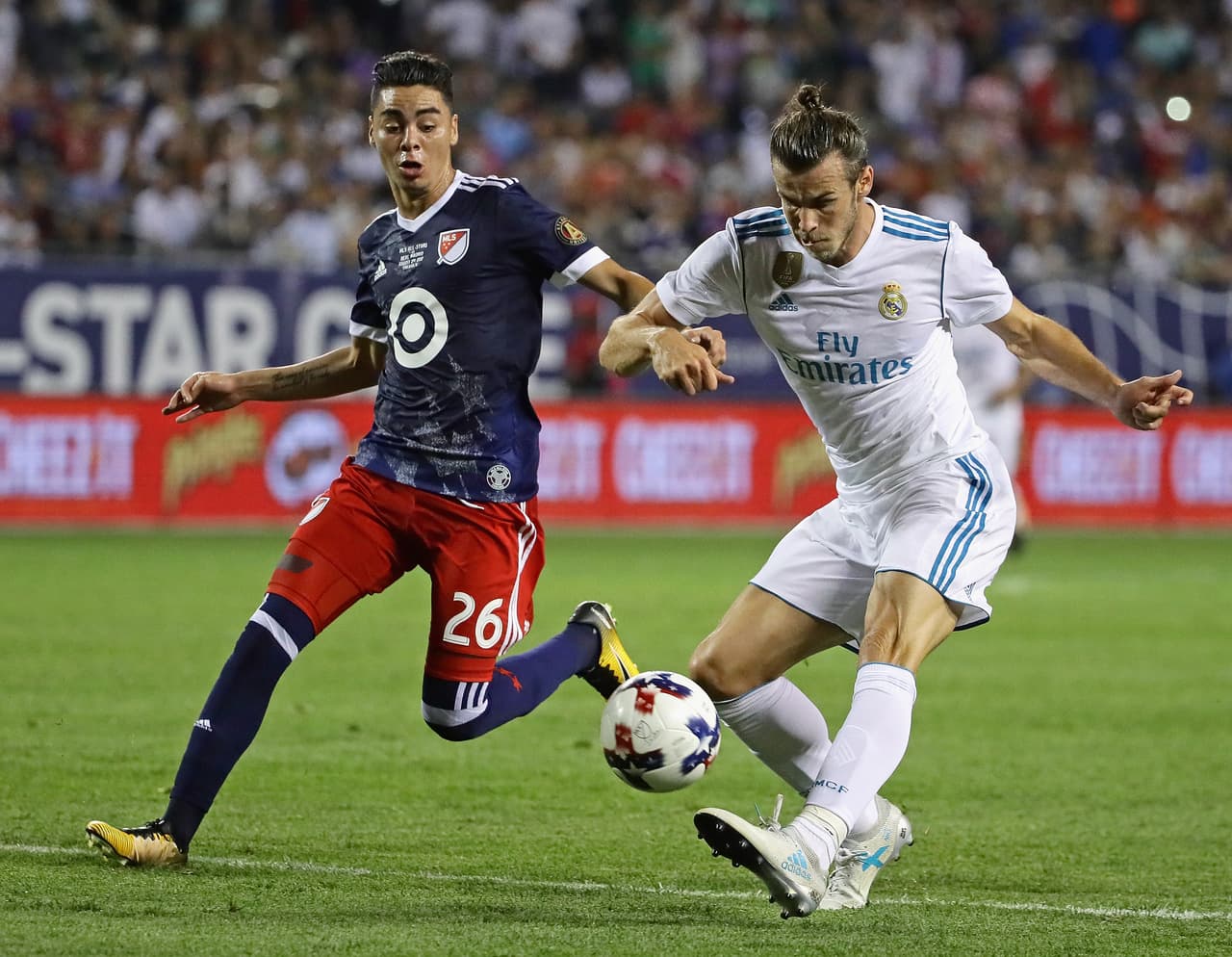 En 2017 fue un encuentro emocionante, pues los campeones de La Liga y Champions League, Real Madrid, se enfrentaron ante las estrellas de la MLS. En un impactante empate, los estrellas locales perdieron en penales 4-2.