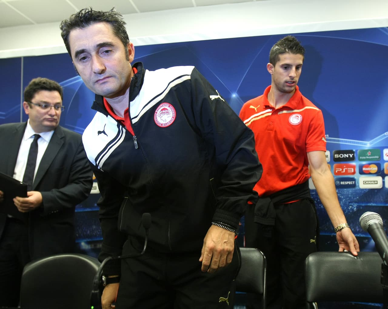 Fue un solo año allí, en esta primera etapa, y el extremeño levantó dos títulos y llevó al equipo a pelear competiciones europeas. Ganó la Superliga de Grecia y la Copa.