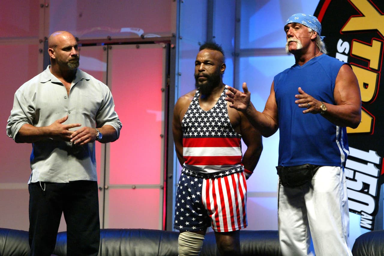 Mr. T y la leyenda Hulk Hogan hicieron pareja en Wrestlemania 1, luchando vs. Roddy Piper y Paul Orndorff.