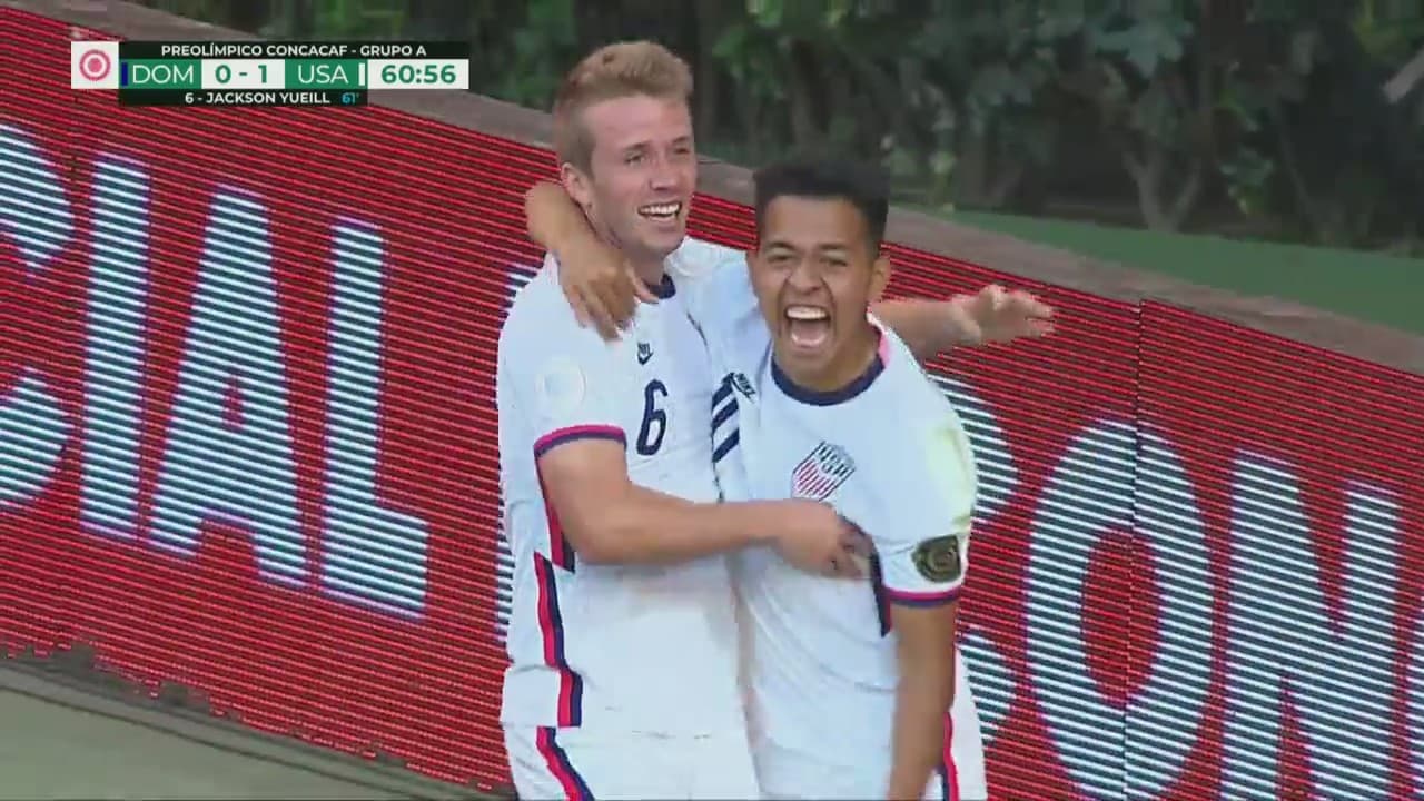 ¡Llega el gol! Jackson Yueill marca el 1-0 para Team USA