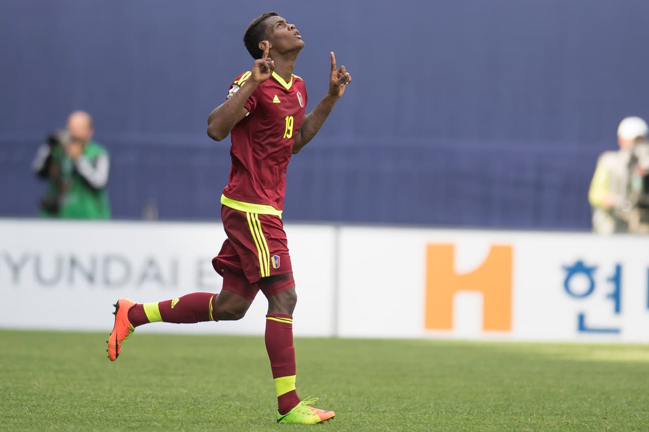 Sergio Córdova puso el sorpresivo 2-0 para Venezuela en medio de la convicción contra una Alemania caída.