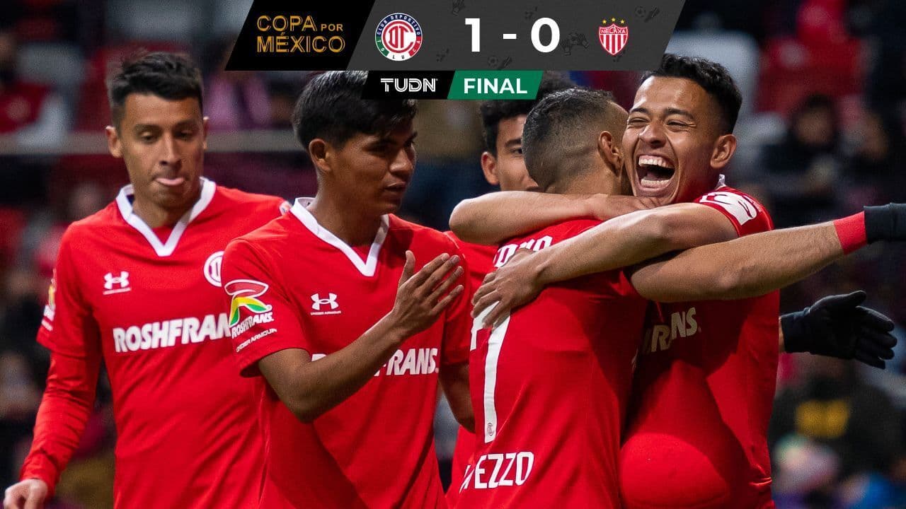 Toluca se despide de la Copa por México 2022 con victoria ante Necaxa