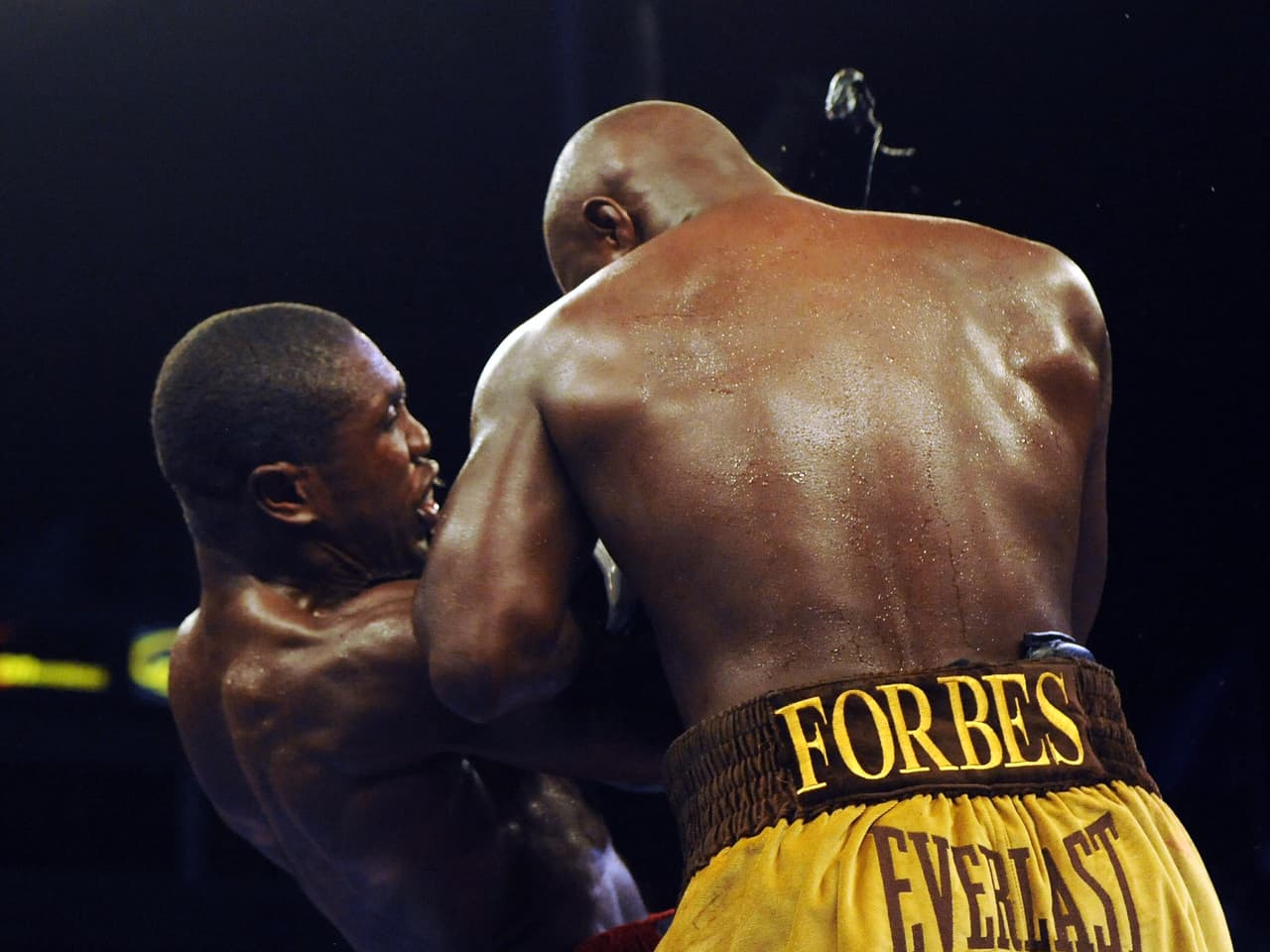 Berto defendió la diadema de las 147 libras en cinco ocasiones, contra: Steve Forbes, Luis Collazo, Juan Urango, Carlos Quintana y Freddy Hernández.