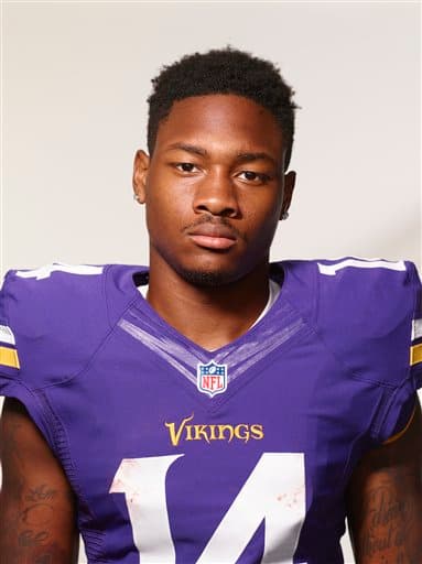 Checa las mejores tomas del shooting del WR novato de los Minnesota Vikings, Stefon Diggs (AP-NFL).