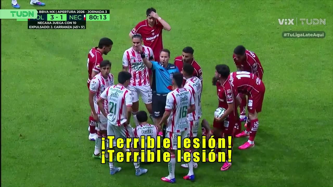 ¡Terrible lesión! Hay preocupación en Toluca por este jugador