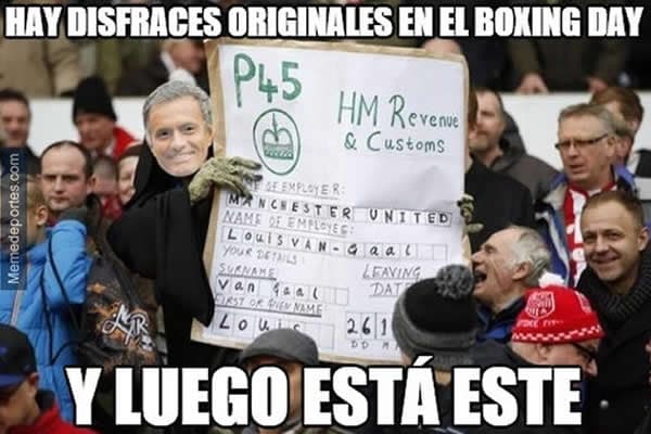 El mal paso de Manchester United dirigido por Louis Van Gaal desató las burlas en las redes sociales