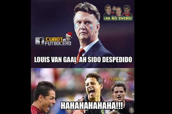 El mal paso de Manchester United dirigido por Louis Van Gaal desató las burlas en las redes sociales