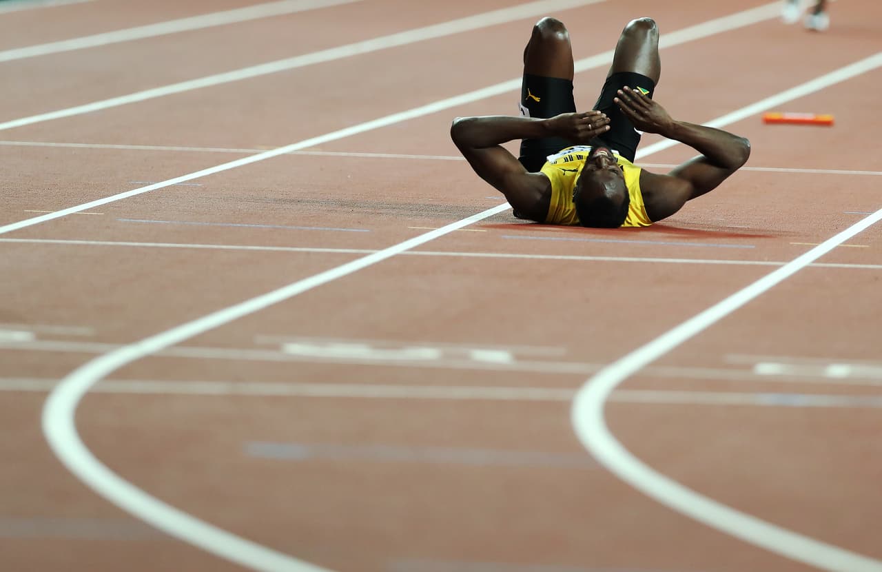 Una de las postales más trágicas del Mundial fue la lesión de Usain Bolt en la prueba de los relevos 4x100.