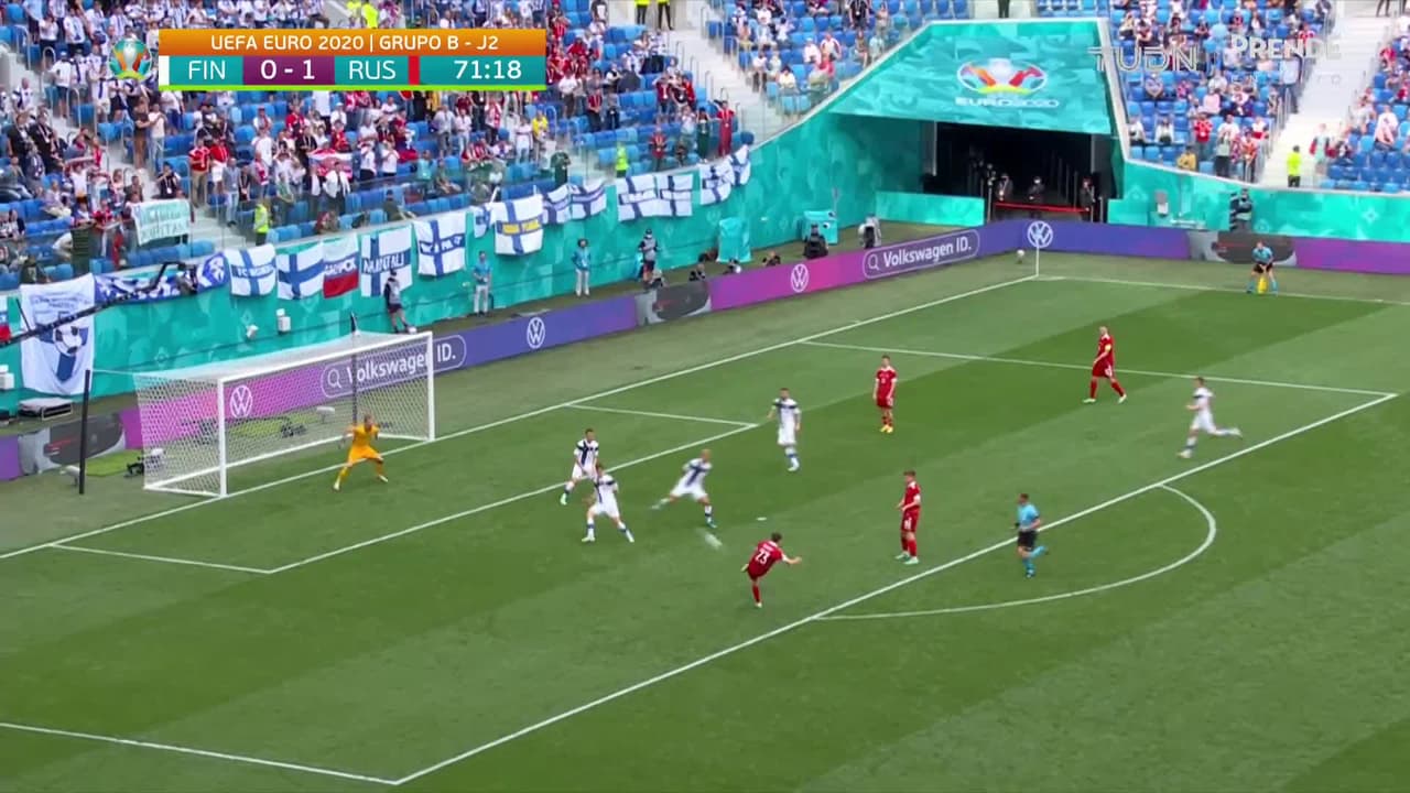 ¡TIRO ATAJADO! disparo por Daler Kuzyaev.