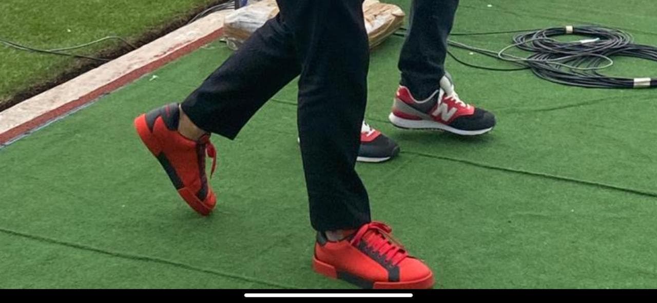 Pablo Guede y sus tenis en el Olímpico Universitario.