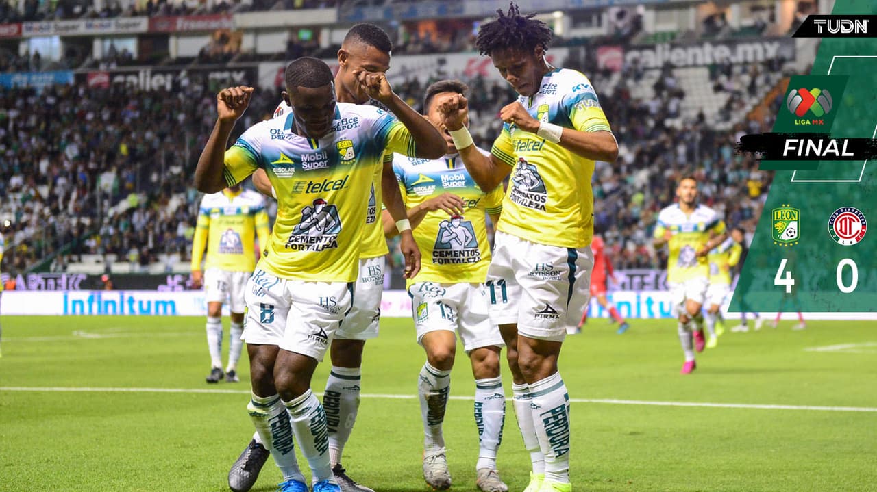 León le dio un 'baile' al Toluca y ya está en la Liguilla
