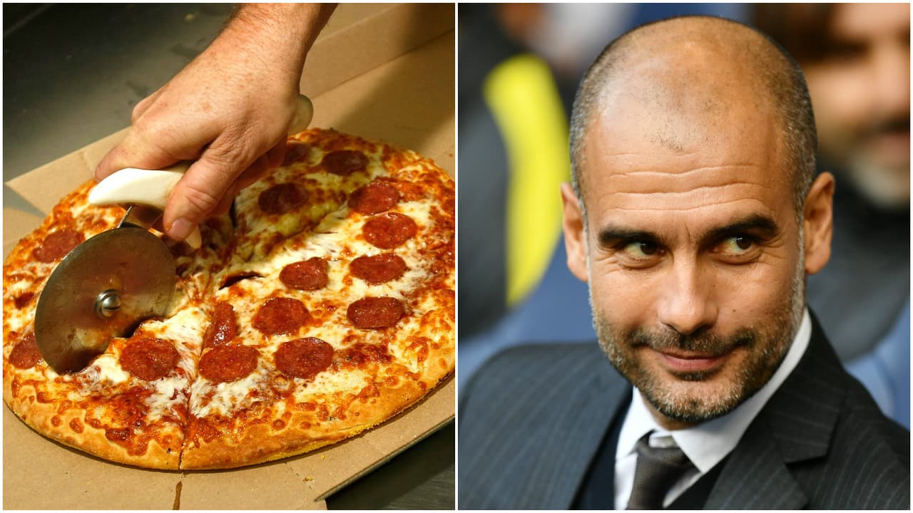 Manchester vive la euforia Guardiola con pizzas de Pep-peroni
