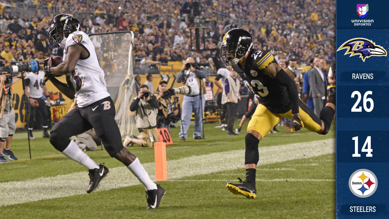 Baltimore domina a un ‘Big Ben’ errático y le pega a Pittsburgh a domicilio