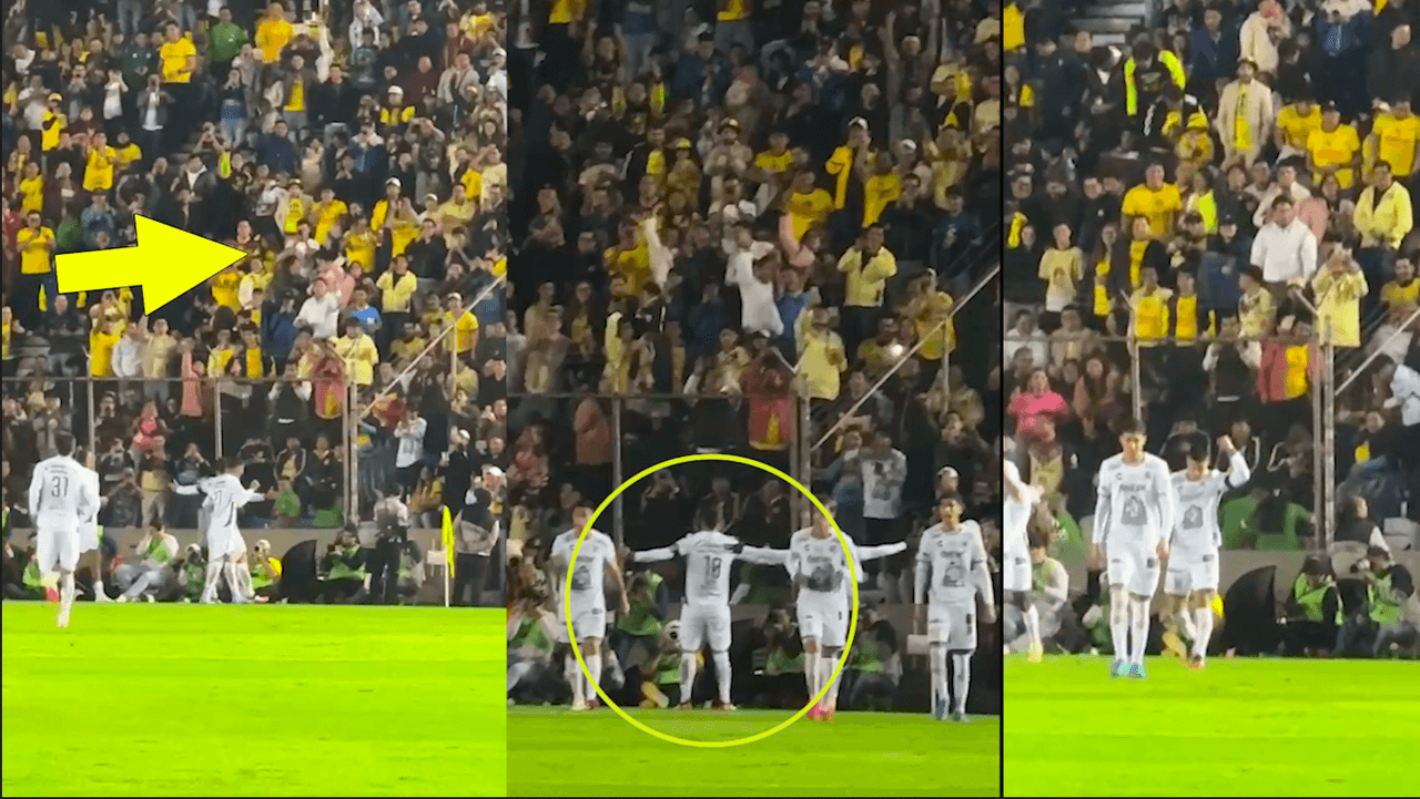 ¡Increíble! Ojo a la reacción de fans del América al gol de James