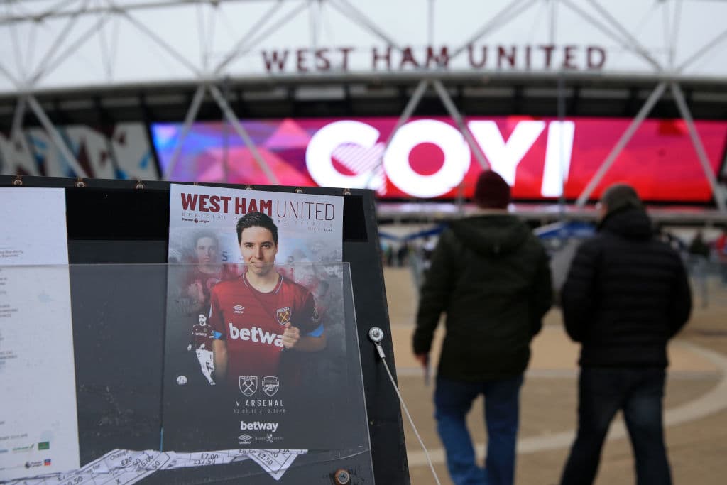 London Stadium estaba listo para albergar el primer partido de la Jornada 22 de la English Premier League entre los de casa, West Ham United, y el Arsenal, un clásico londinense.