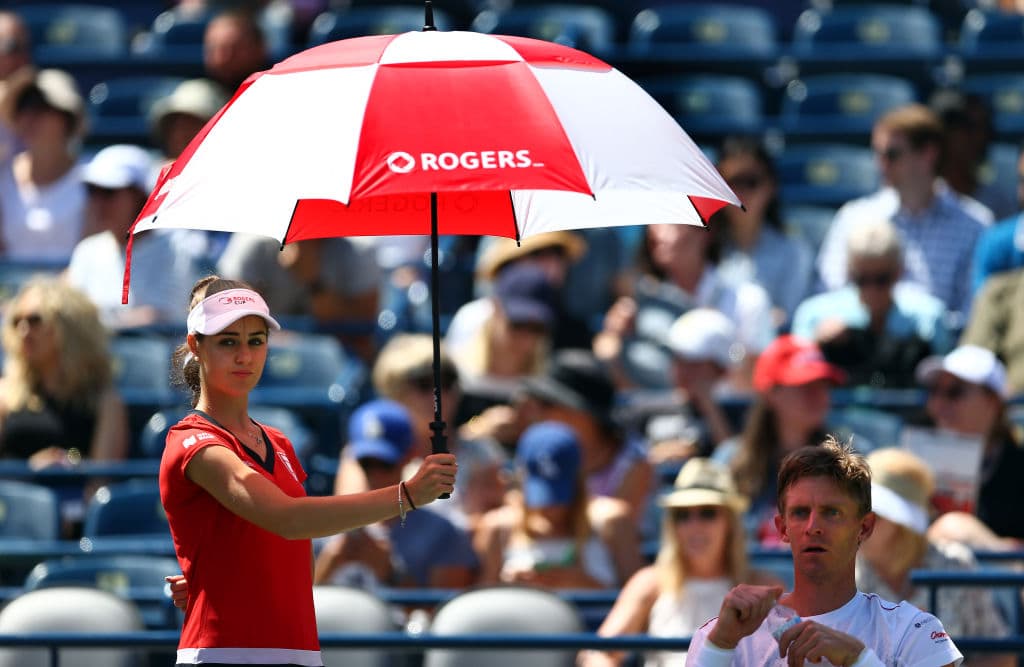 Las altas temperaturas del verano de Montreal han sido invitadas de primera fila en el torneo.