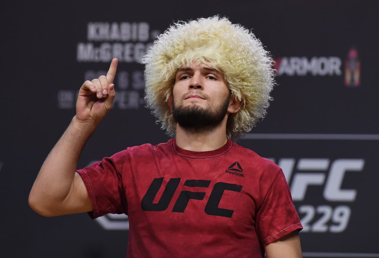 5. Khabib Nurmagomedov, peleador campeón de UFC este año.