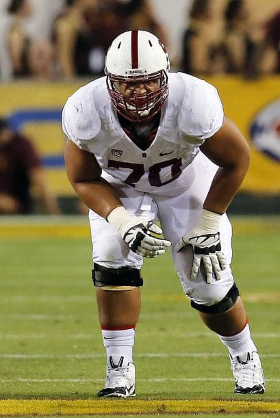Selección 8 Atlanta Falcons: OT Andrus Peat, Stanford.