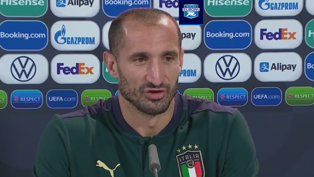 ¡No se olvida! Chiellini le recuerda a España la eliminación en la Euro
