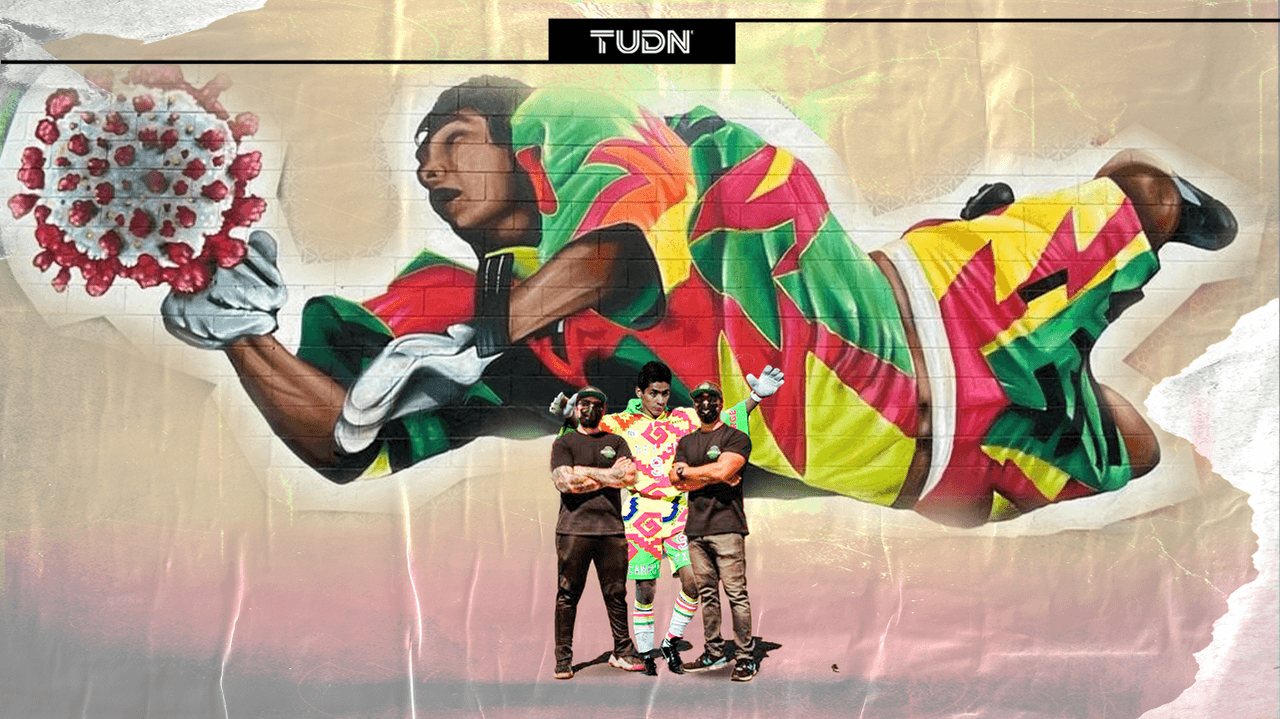 ¡Jorge Campos ataja al coronavirus!