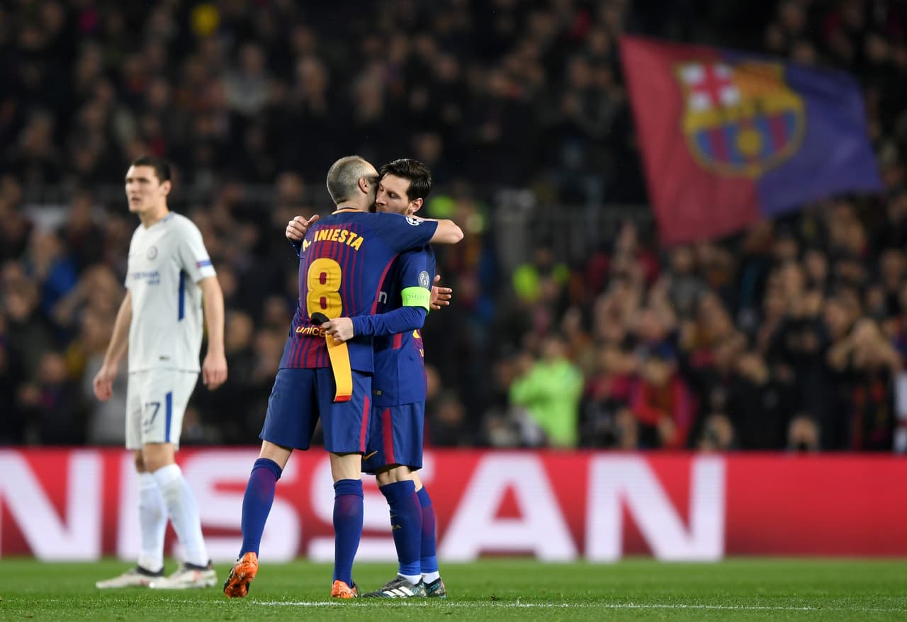 <b>2.- Lionel Messi y Andrés Iniesta (56 goles en sociedad)</b>
<br>Partidos juntos: 489
<br>Goles de Messi con pase de Iniesta: 44
<br>Goles de Iniesta con pase de Messi: 12