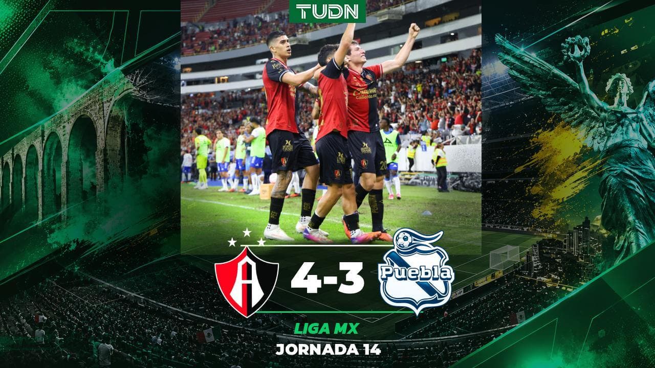 Atlas se lleva el triunfo sobre Puebla en la Jornada 14 del Apertura 2026