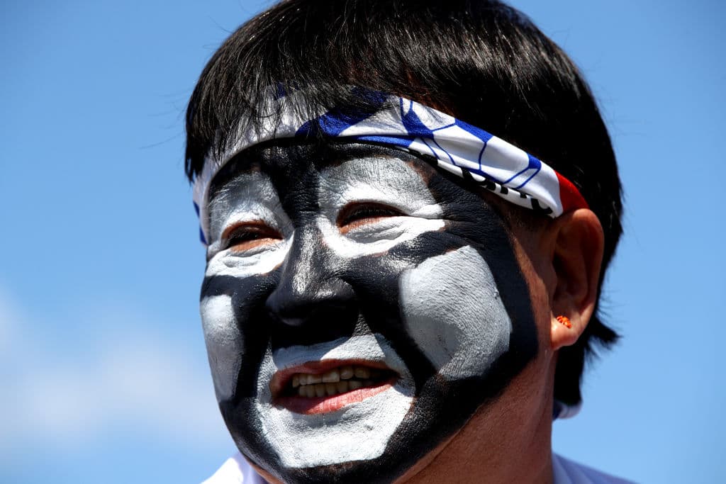 La alegría de los hinchas de Suecia y Corea del Sur la da un colorido especial al espectáculo en el duelo del grupo F entre dos de los rivales de México en el Mundial de Rusia 2018.