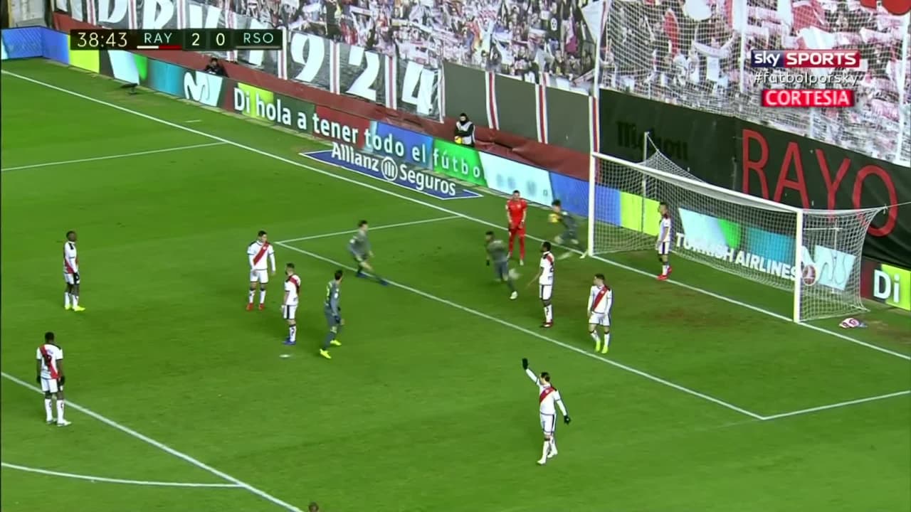 Videos: Héctor Moreno anota de cabeza con Real Sociedad