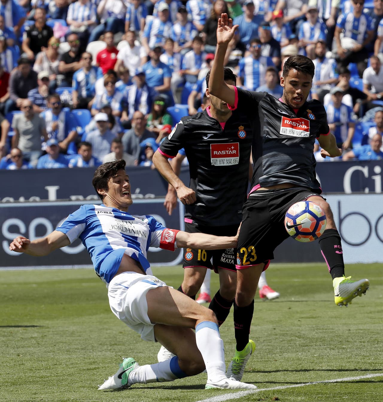 El defensa mexicano Diego Reyes jugó todo el partido con el Espanyol, siendo su participación númro 28 en esta temporada de La Liga y la 26 como inicialista.