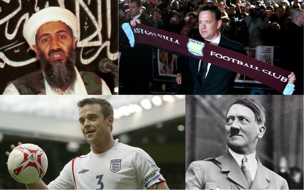 Este periódico inglés presentó hace unos años una curiosa lista que denominó de los peores hinchas famosos, en donde destacan a personajes tristemente célebres por sus actos y algunas celebridades...