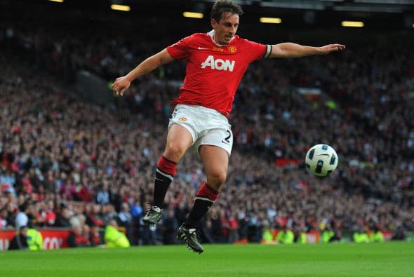 Neville jugaba con tanta entrega como el del día de su debut.