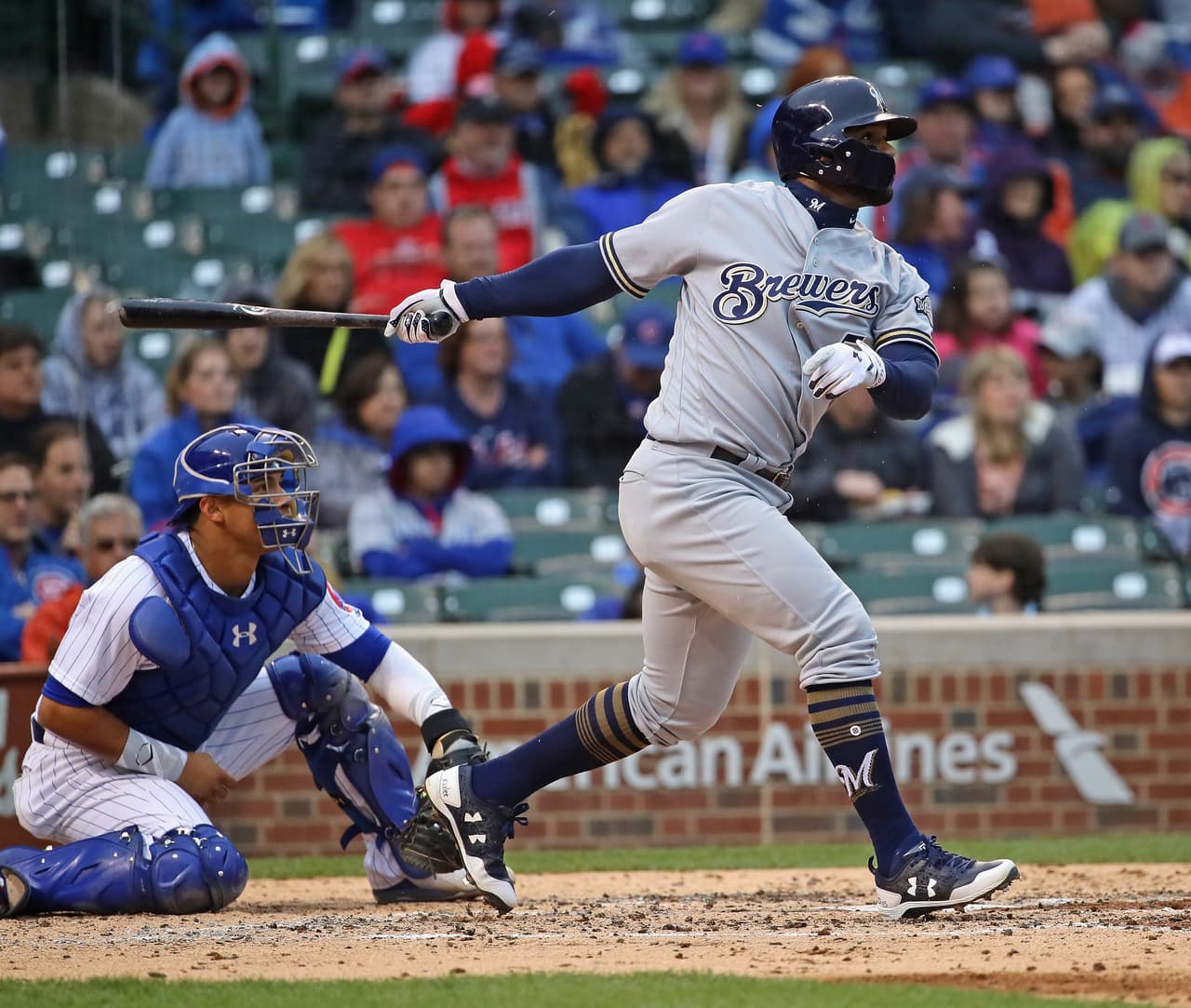MIL 4 – 7 CHC: Jonathan Villar produjo una carrera para los Cerveceros.