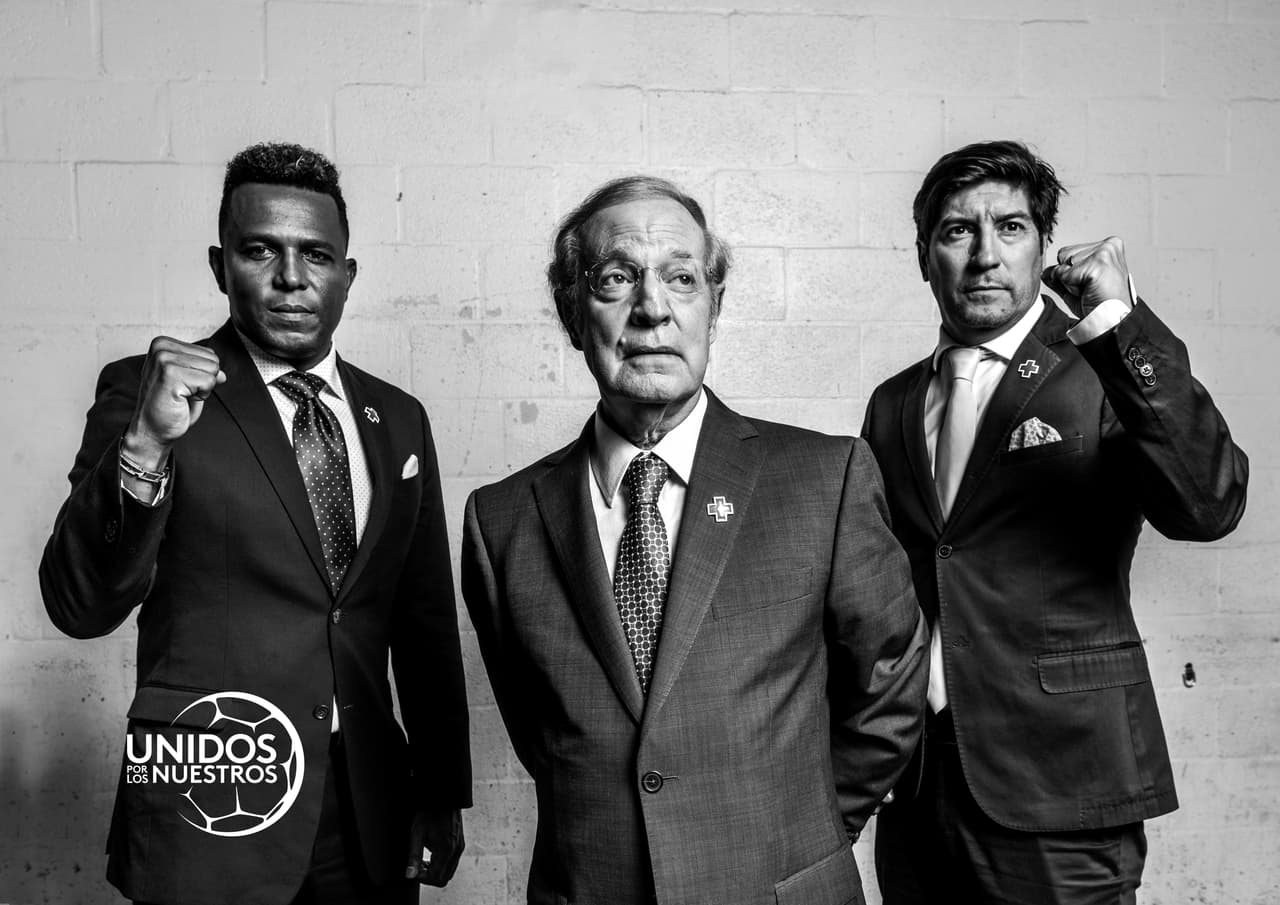 Carlos Pavón, José Ramón Fernández e Iván Zamorano #UnidosPorLosNuestros