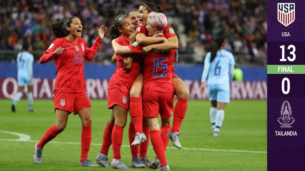 Con show de Alex Morgan, Estados Unidos golea de forma increíble en debut mundialista